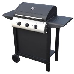 Barbecue Gaz Hawaï - 3 Brûleurs 8,4 KW Butane/Propane - 2 Tablettes - Garanti 2 Ans